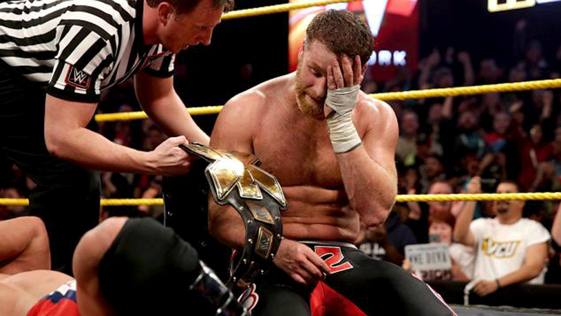 Le lutteur Sami Zayn remporte la ceinture NXT de la WWE