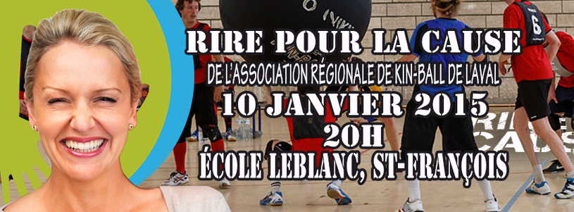 Rire au profit du kin-ball de Laval