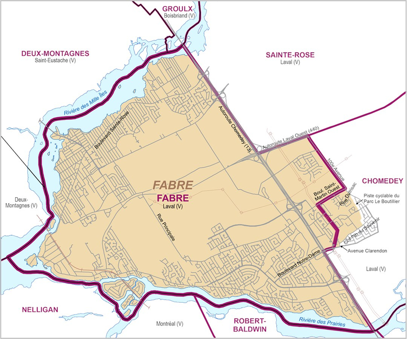 Modification des délimitations de circonscriptions: Chomedey et Fabre touchées 