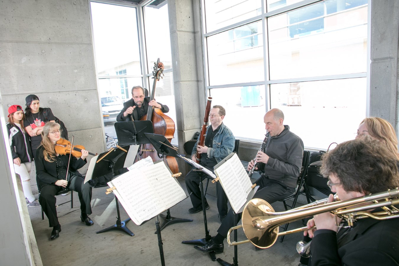 VIDÉO : Concert matinal à la station Montmorency