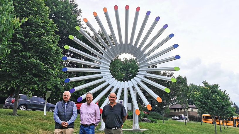 Beauce Art: dévoilement de la dernière sculpture d'envergure