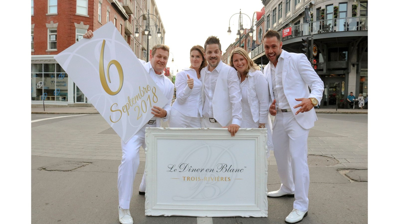 Le Dîner en Blanc fera briller pour la première fois la ville de Trois-Rivières