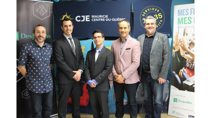 450 000 $ investis par Desjardins pour soutenir l’éducation financière des jeunes,  en partenariat avec les Carrefours Jeunesse-emploi