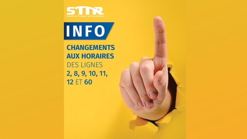 Des changements apportés aux lignes 2, 8, 9, 10, 11, 12 et 60