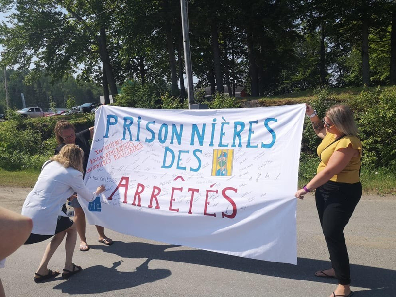 Les professionnelles en soins de la Mauricie et du Centre-du-Québec réclament la fin des arrêtés ministériels