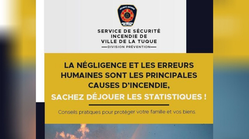 La Tuque: nouvel outil de sensibilisation à la prévention des incendies