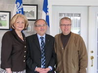 Diane Bourgeois a reçu Jean Dorion