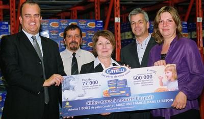 Catelli vient en aide aux moins nantis