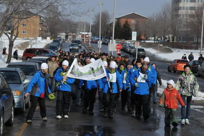 Huit ambassadeurs ont marché de Mont-Laurier à Sainte-Thérèse pour la persévérance