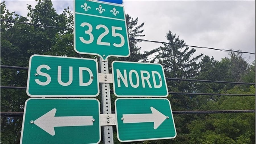 Entrave en cours sur le chemin du Petit-Brûlé à Rigaud 