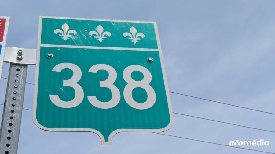 Entrave nocturne sur la route 338 à Vaudreuil-Dorion 