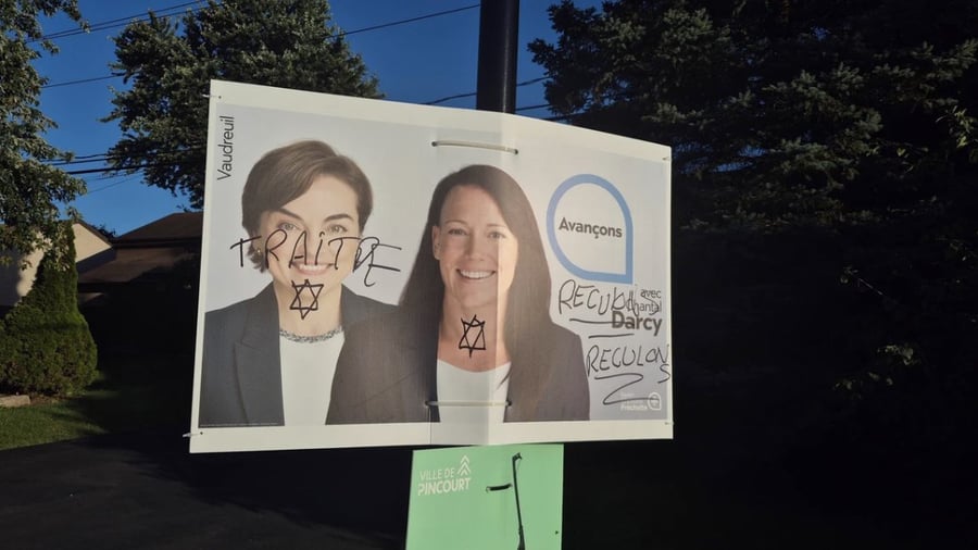 Chantal Darcy et Maryline Picard condamne des actes de vandalisme