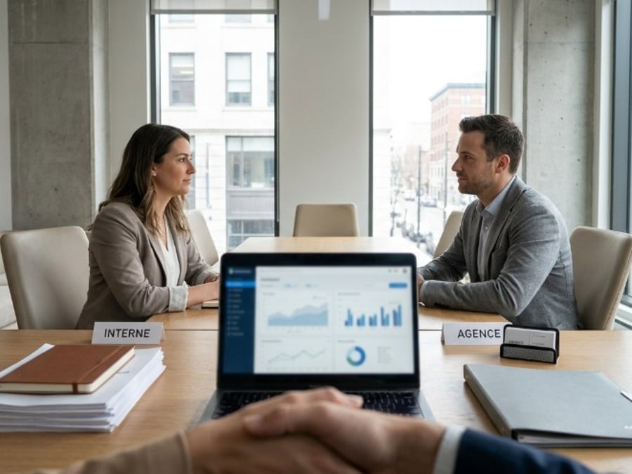 Agence publicitaire numérique ou gestion interne: comment choisir pour votre PME?