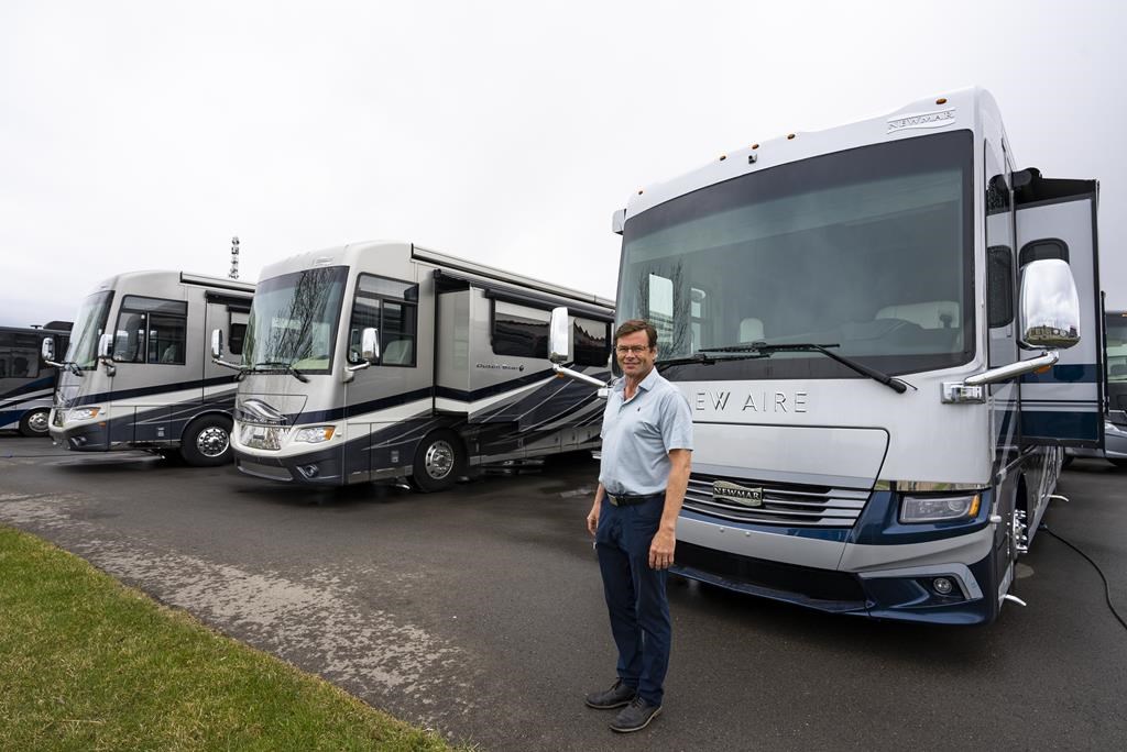 Des autocaravanes resteront dans les entrées à cause du prix de l'essence