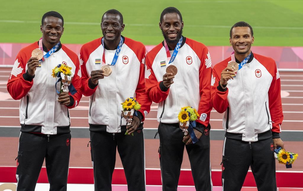 JO de Tokyo: Le relais 4x100 m canadien obtient finalement sa médaille d'argent