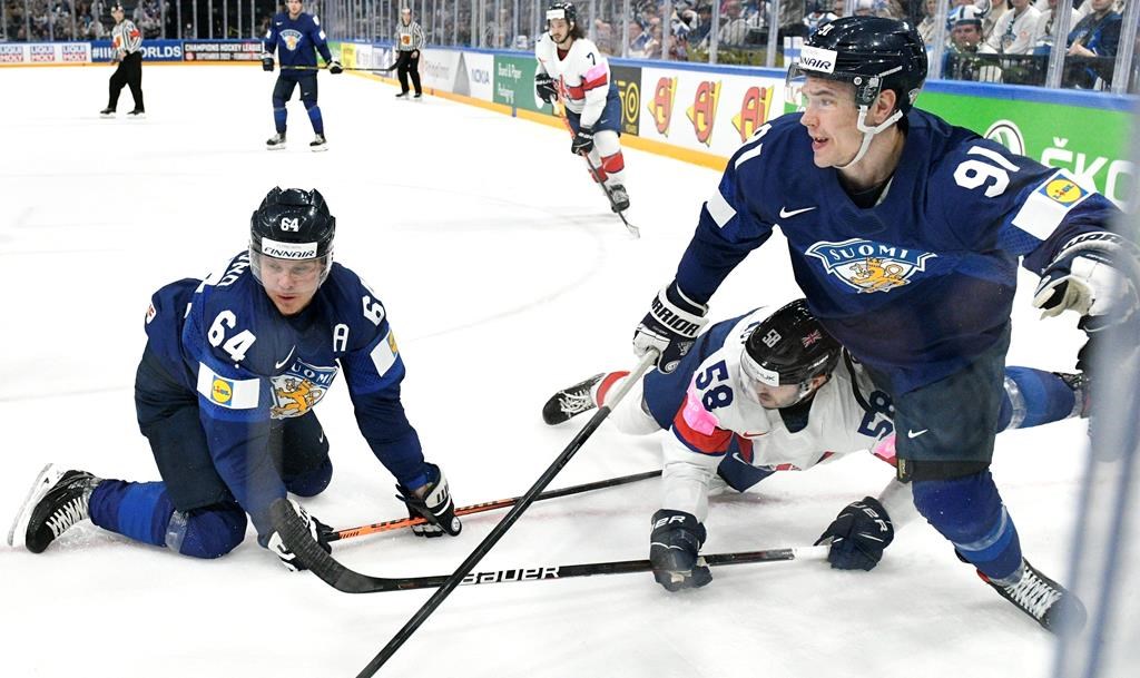 Finland eases to win over Britain at hockey worlds