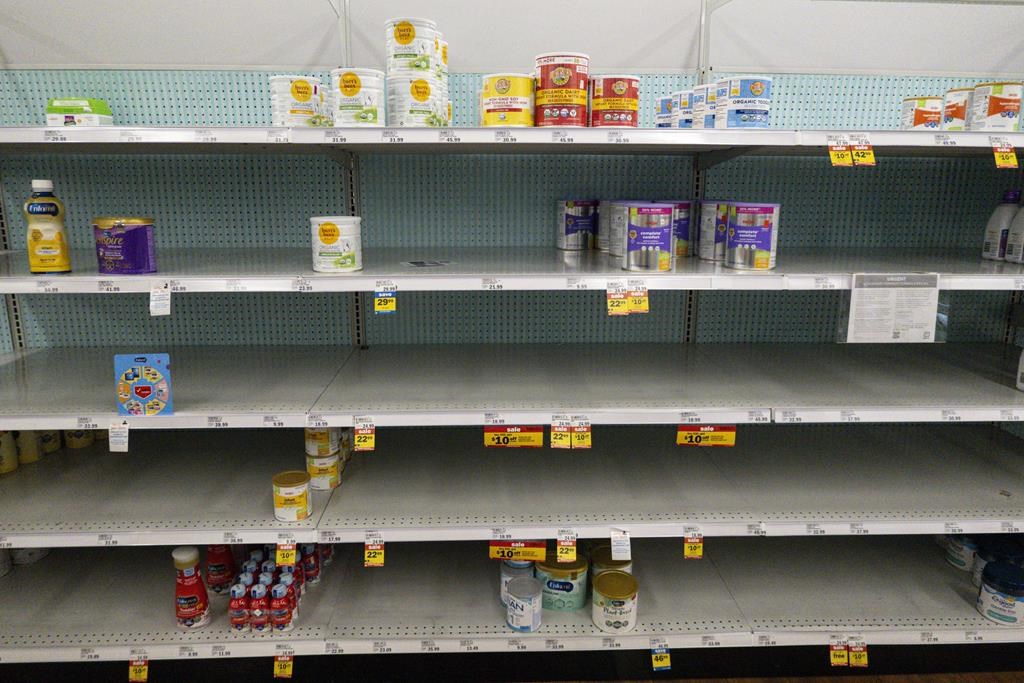 Santé Canada prolonge l'importation de lait maternisé par crainte d'une pénurie