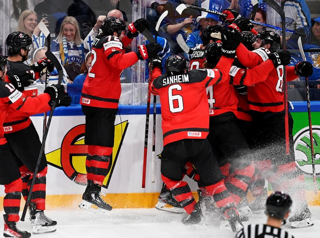Le Canada vient à bout de la Suède 4-3 en surtemps, accède au carré d'as du Mondial