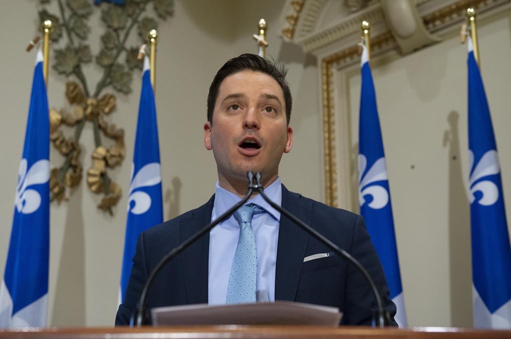 Académie française: allocution du ministre Simon Jolin-Barrette jeudi