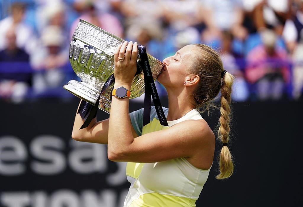 Eastbourne: Kvitova remporte la finale en 2 sets contre Ostapenko