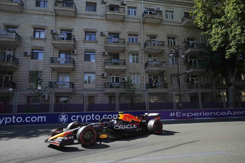 Perez domine la troisième séance d'essais libres du Grand Prix d'Azerbaïdjan