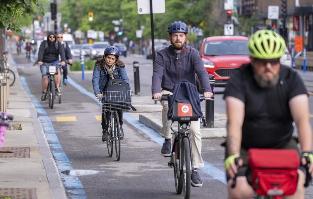 Déplacements en vélo: Montréal pourrait servir d'exemple aux villes canadiennes
