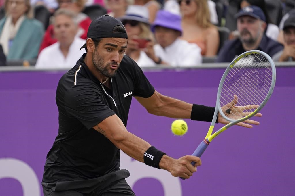 Le champion en titre Matteo Berrettini est de retour en finale au Queen's Club