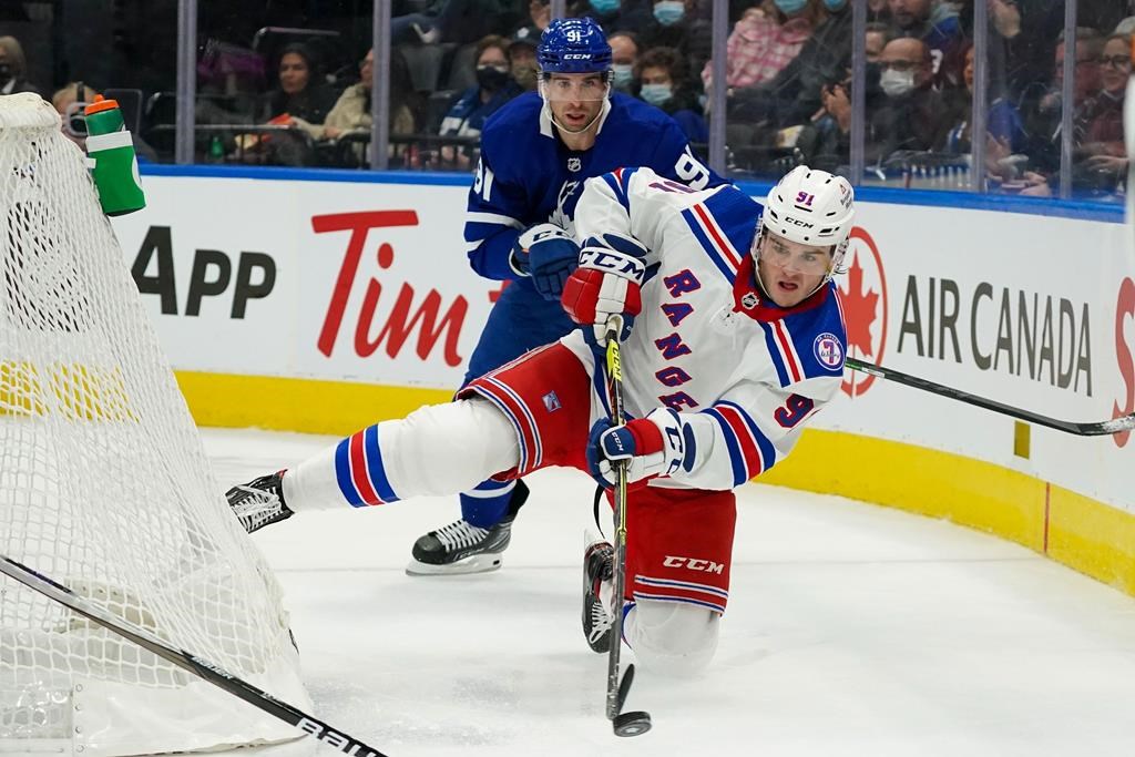 Samuel Blais signe une prolongation de contrat avec les Rangers