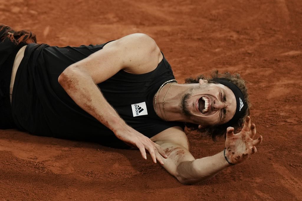Zverev a subi une opération pour des déchirures de ligaments à la cheville droite