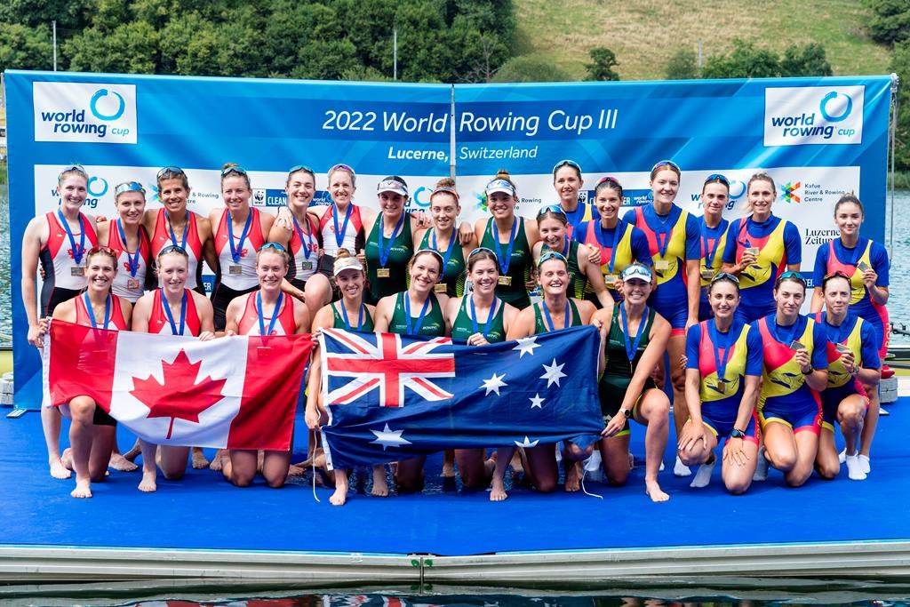 Le Canada gagne l'argent en huit féminin à la Coupe du monde d'aviron