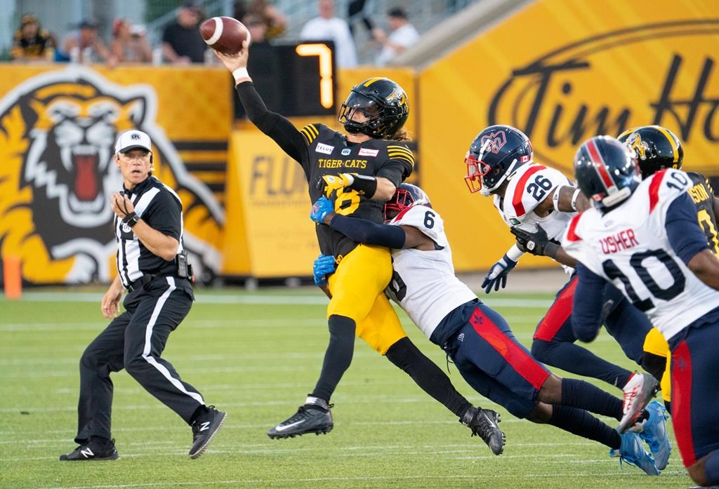 Les Alouettes arrivent à court et s'inclinent 24-17 contre les Tiger-Cats