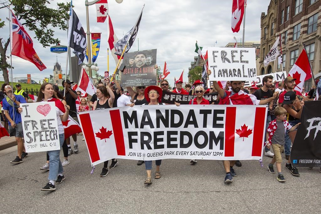La manifestation lors de la fête du Canada contraste avec le «Convoi de la liberté»