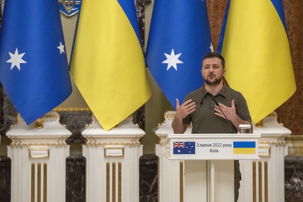 Zelensky remercie le CIO de maintenir l'interdiction des équipes et athlètes russes