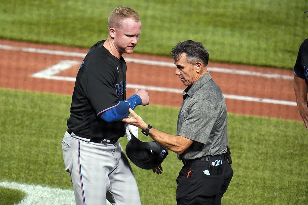 Marlins: le joueur étoile Garrett Cooper à l'écart, ennuyé au poignet