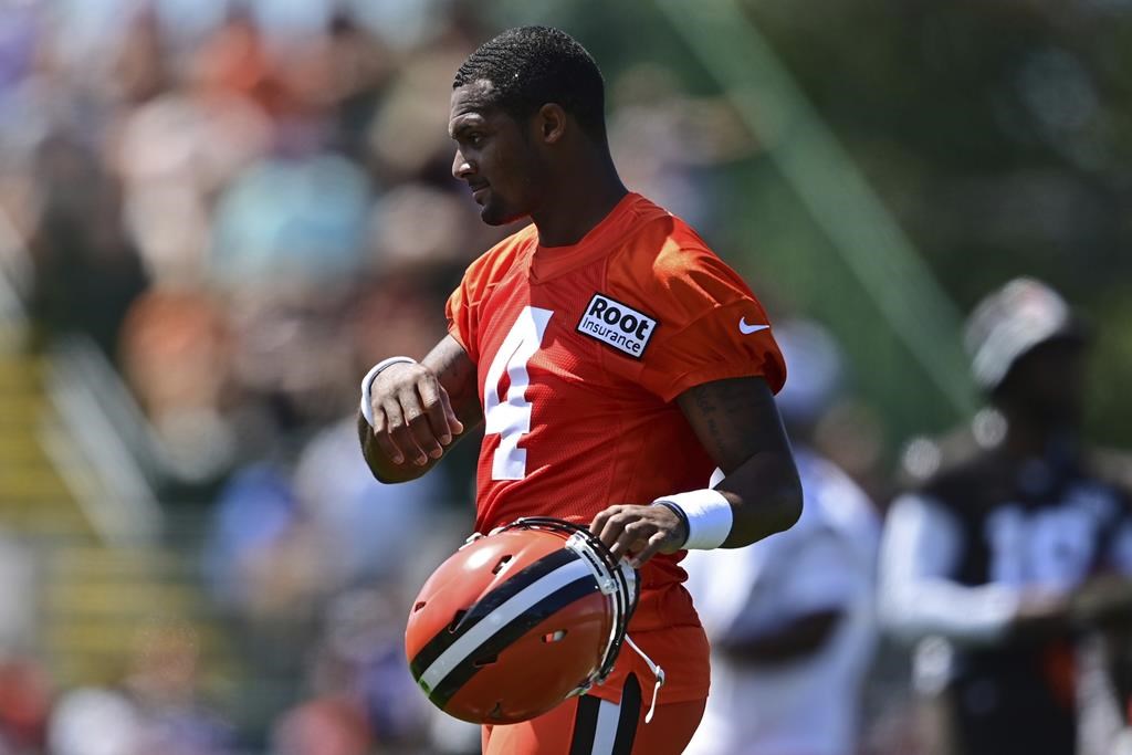Le verdict dans l'affaire disciplinaire de Deshaun Watson devrait survenir lundi