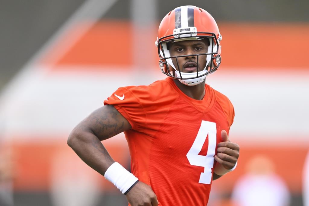 Browns: le quart Deshaun Watson à son poste à l'ouverture du camp