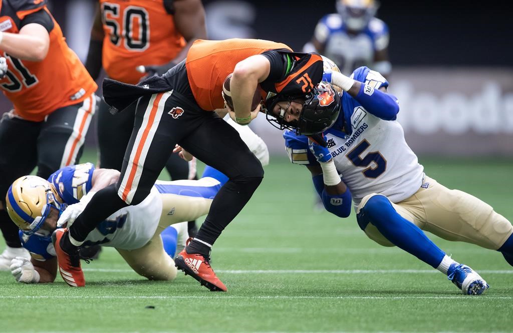Les Blue Bombers disposent des Lions 43-22 et demeurent invaincus