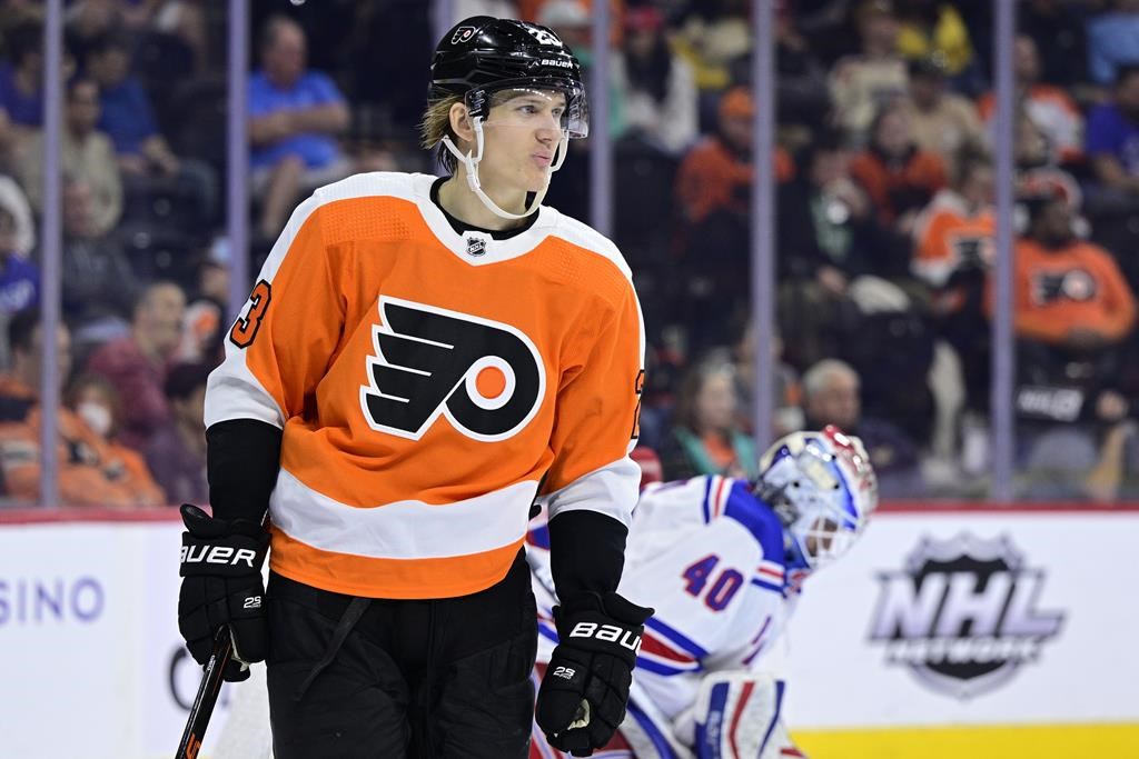 Les Flyers se défont d'Oskar Lindblom, versent 100 000 $ à une fondation