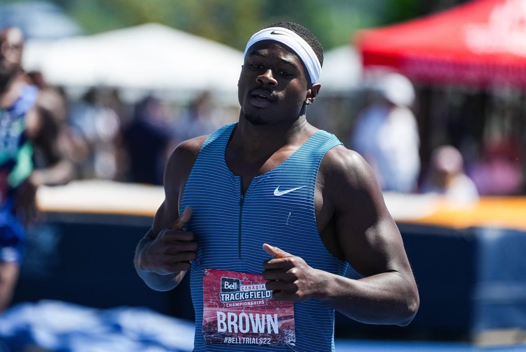 Mondiaux d'athlétisme: le Canadien Aaron Brown se qualifie pour la finale du 200 m