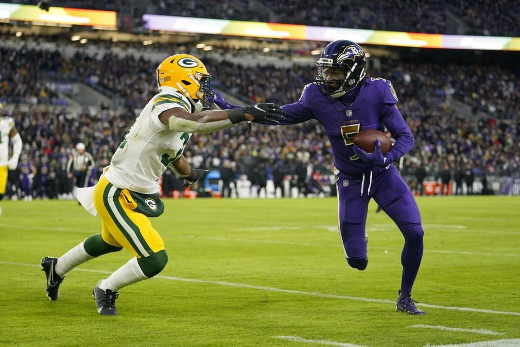 Cards de l'Arizona: Marquise Brown sur la liste des blessés (arrière de la cuisse)