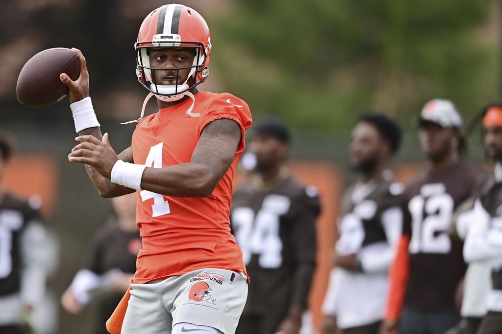 Le quart des Browns Deshaun Watson accepterait une suspension de 11 matchs