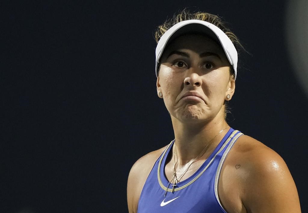 La Canadienne Bianca Andreescu se retire du tournoi de Cincinnati