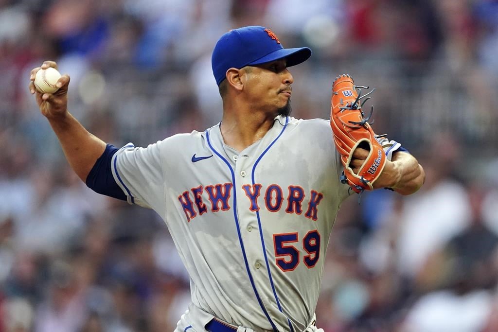 Mets: Carrasco devrait rater environ un mois en raison d'une blessure à un muscle oblique