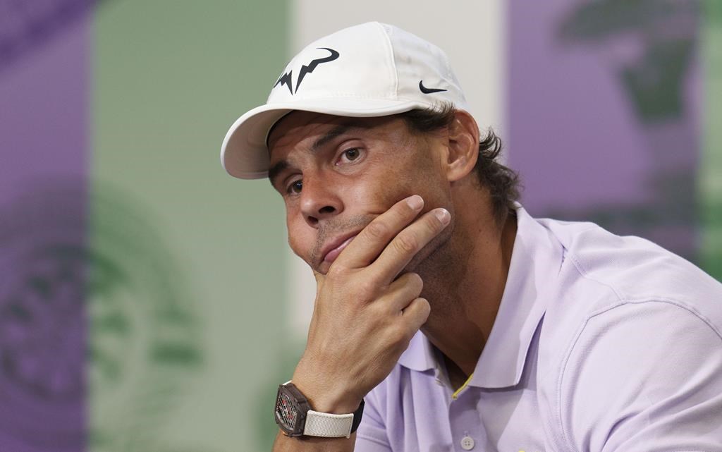 Incommodé par une blessure, Nadal déclare forfait pour l'omnium Banque Nationale