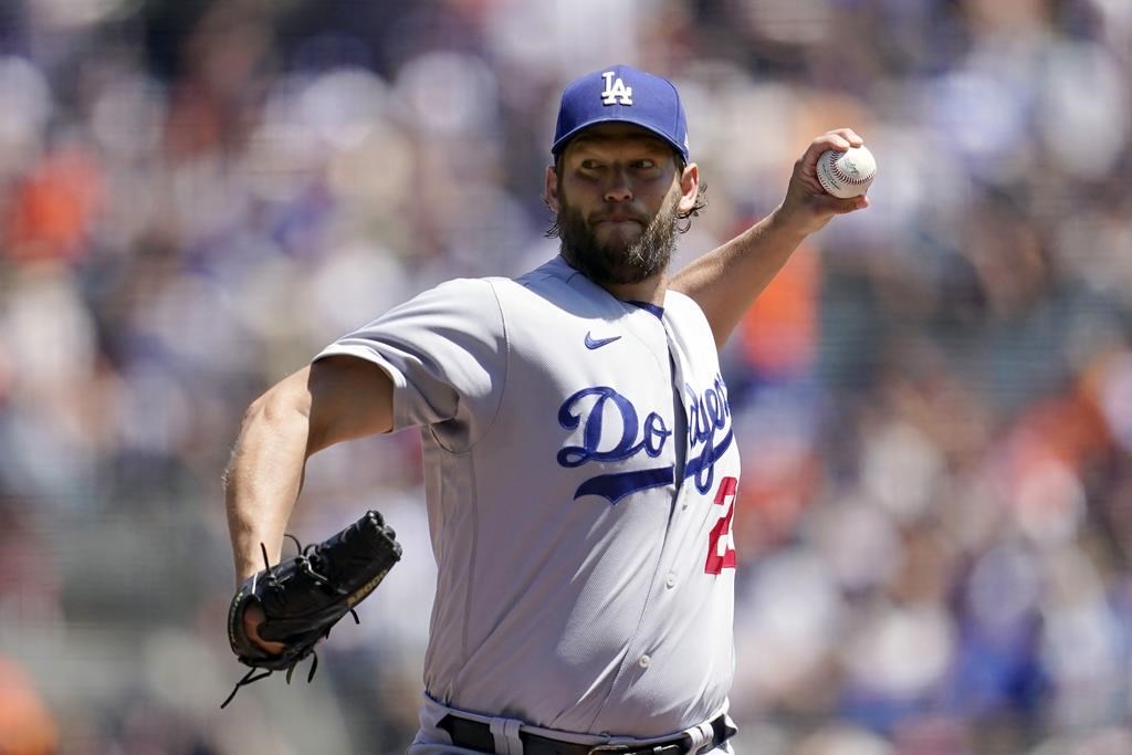 Le partant des Dodgers Clayton Kershaw quitte son départ après quatre manches