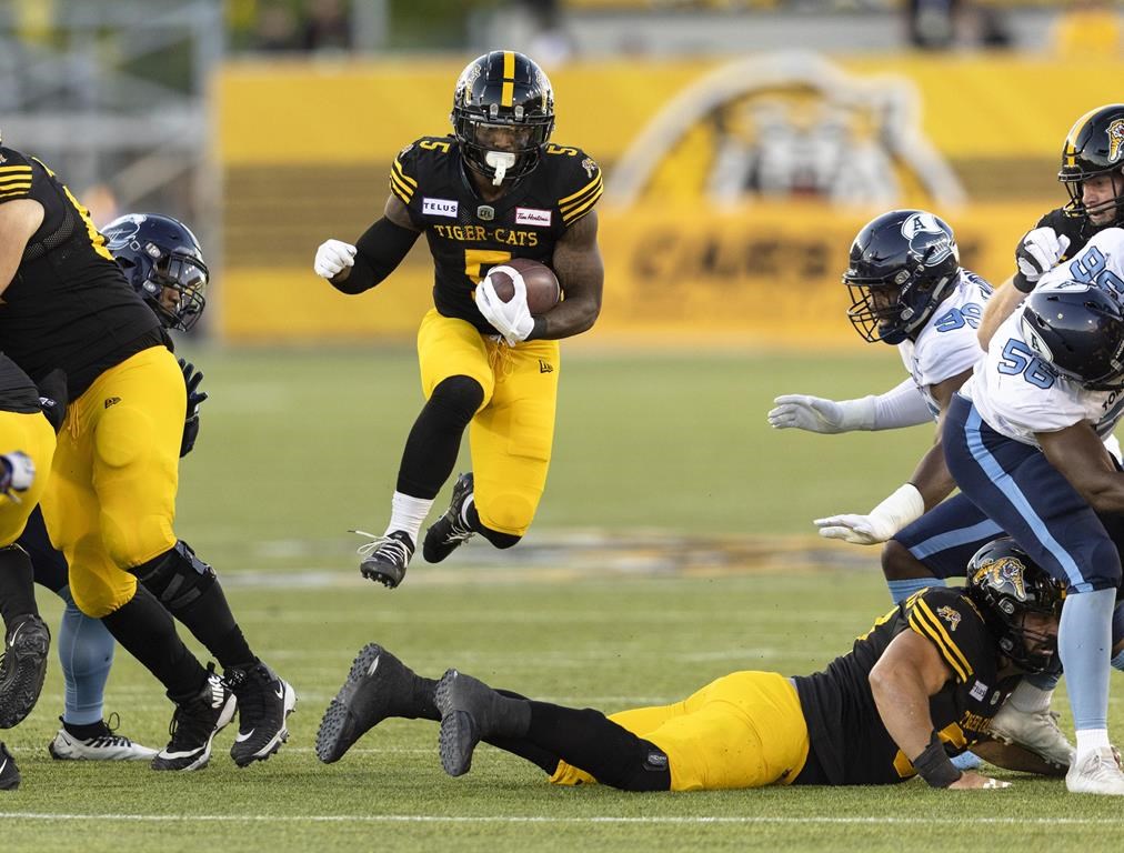 Les Tiger-Cats défont les Argonauts et rejoignent les Alouettes au 2e rang de l'Est