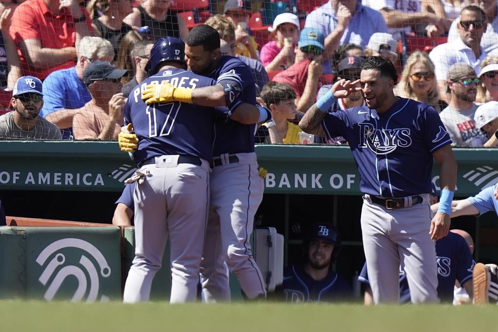 Isaac Paredes claque deux circuits et les Rays écrasent les Red Sox 12-4