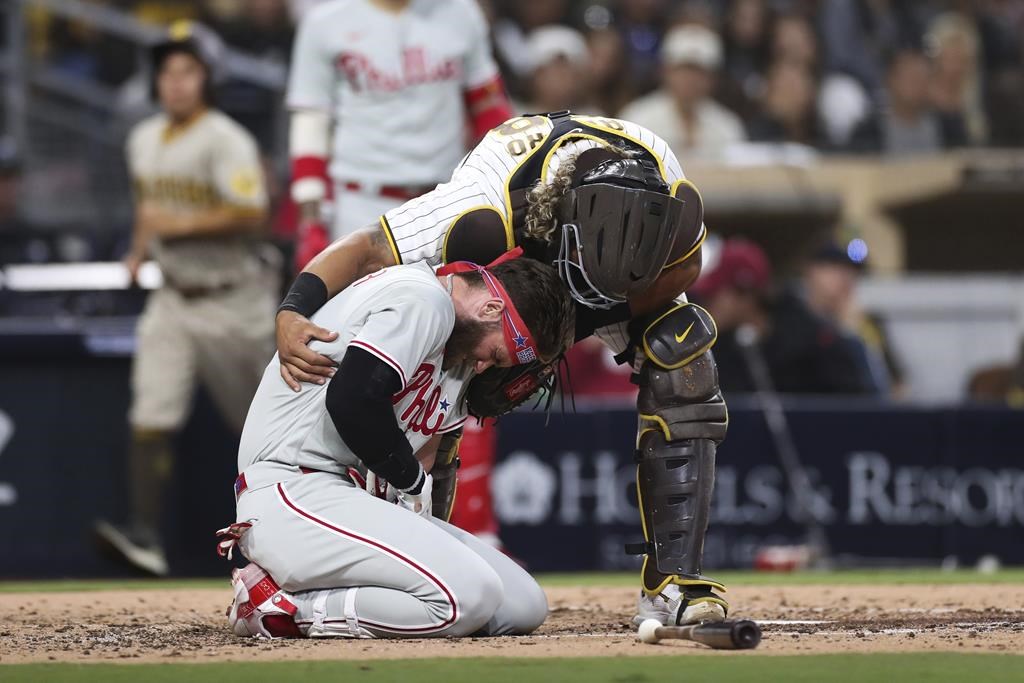Le joueur vedette des Phillies Bryce Harper disputera un match de rééducation mardi