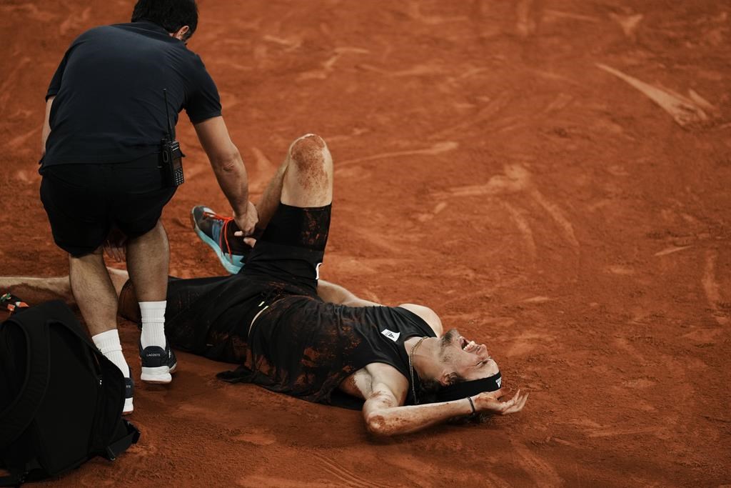 Zverev ratera les Internationaux des États-Unis à cause de sa blessure à la cheville