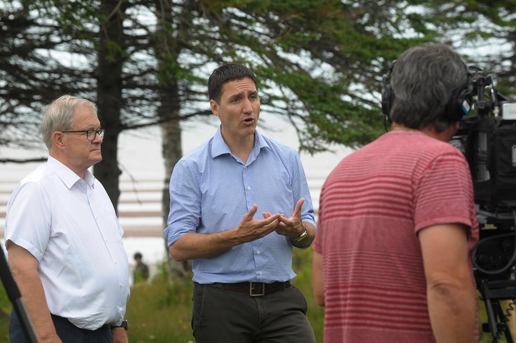 La tournée estivale du premier ministre Trudeau s'arrête aujourd'hui en Gaspésie